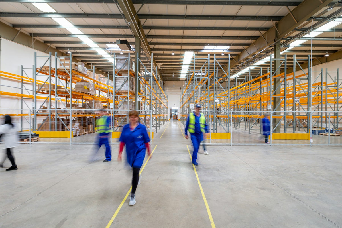 A well-stocked warehouse